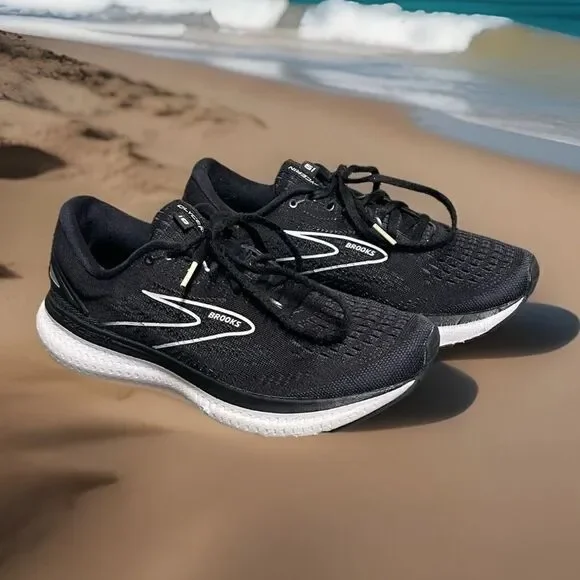 Brooks Glycerin 19 Women's Black/White Running Shoes Size 8.5B - Picture 1 of 16